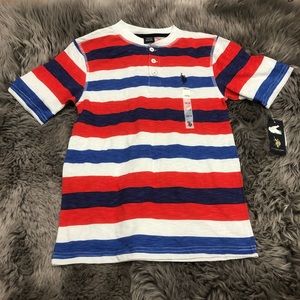 U.S Polo Assn. | Boy's Striped T-Shirt | Size 10/12